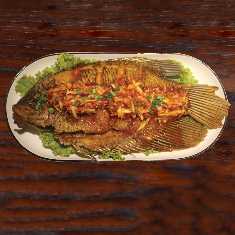 Ikan Gurame Sambal Mangga